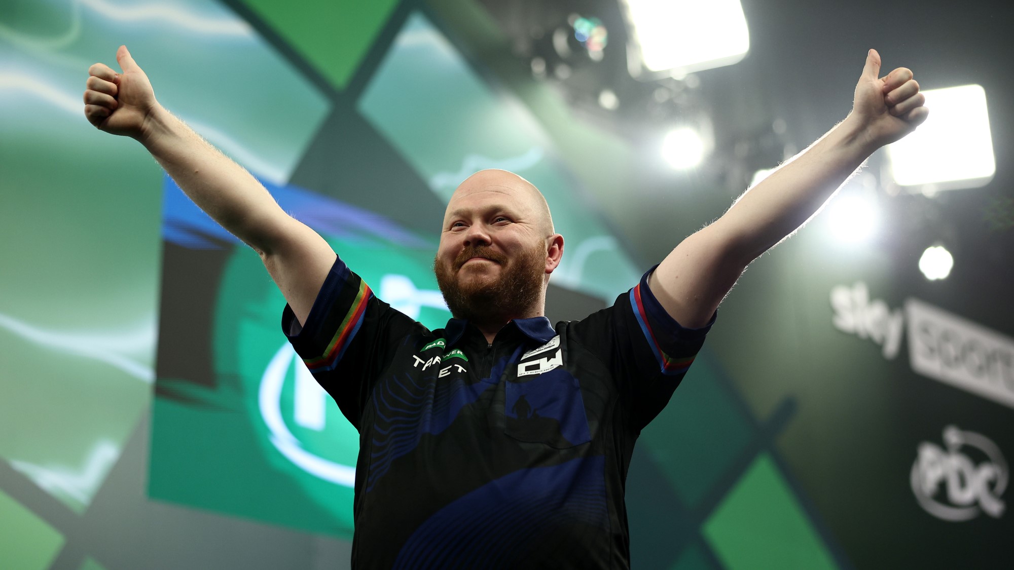 Justin Hood dartsvilágbajnokság győzelem Josh Rock ellen ott van a negyeddöntőben