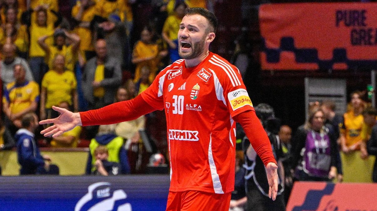 Szita Zoltán a svédek elleni meccsen.