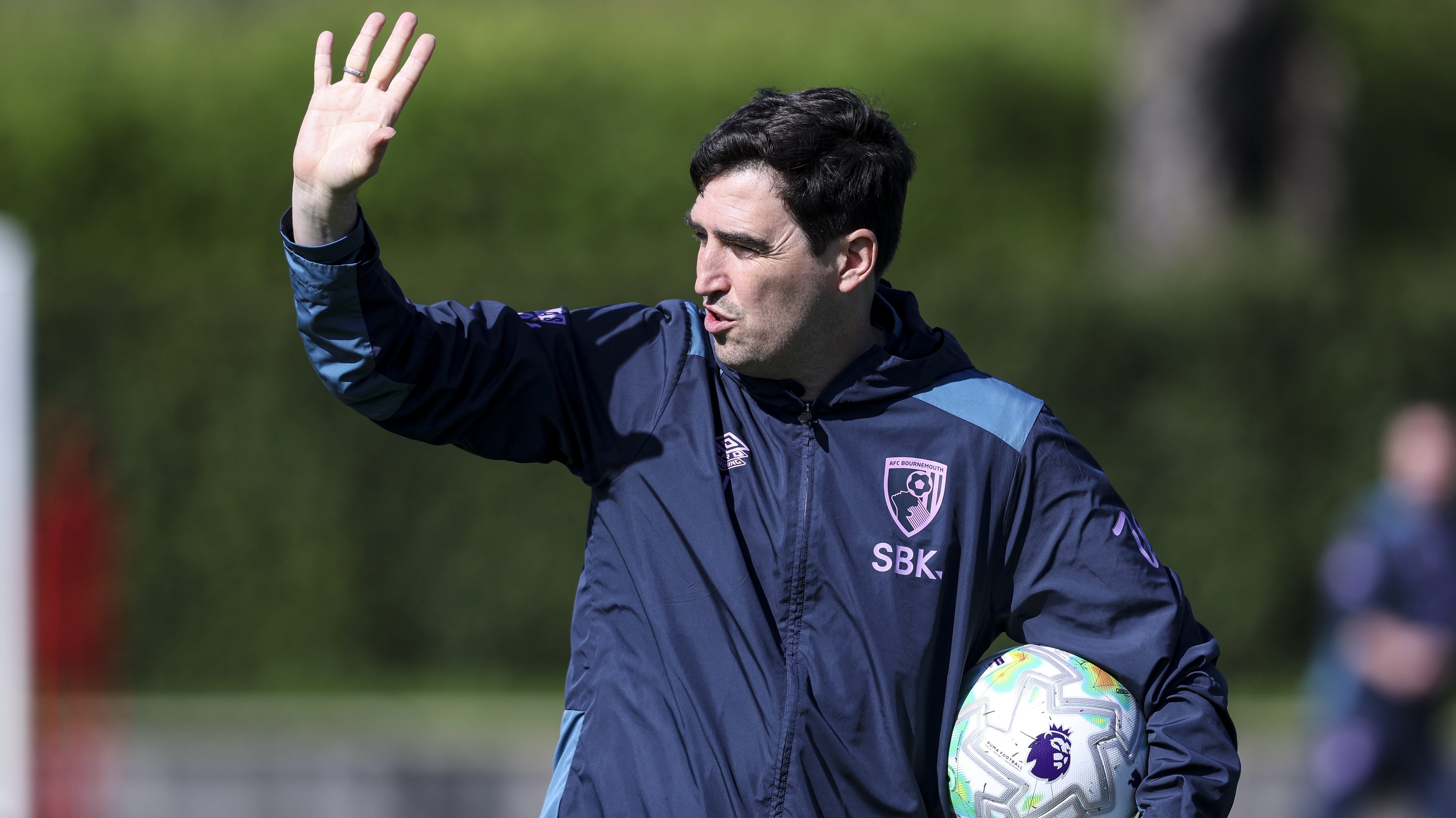 Andoni Iraola a Bournemouth edzésén.