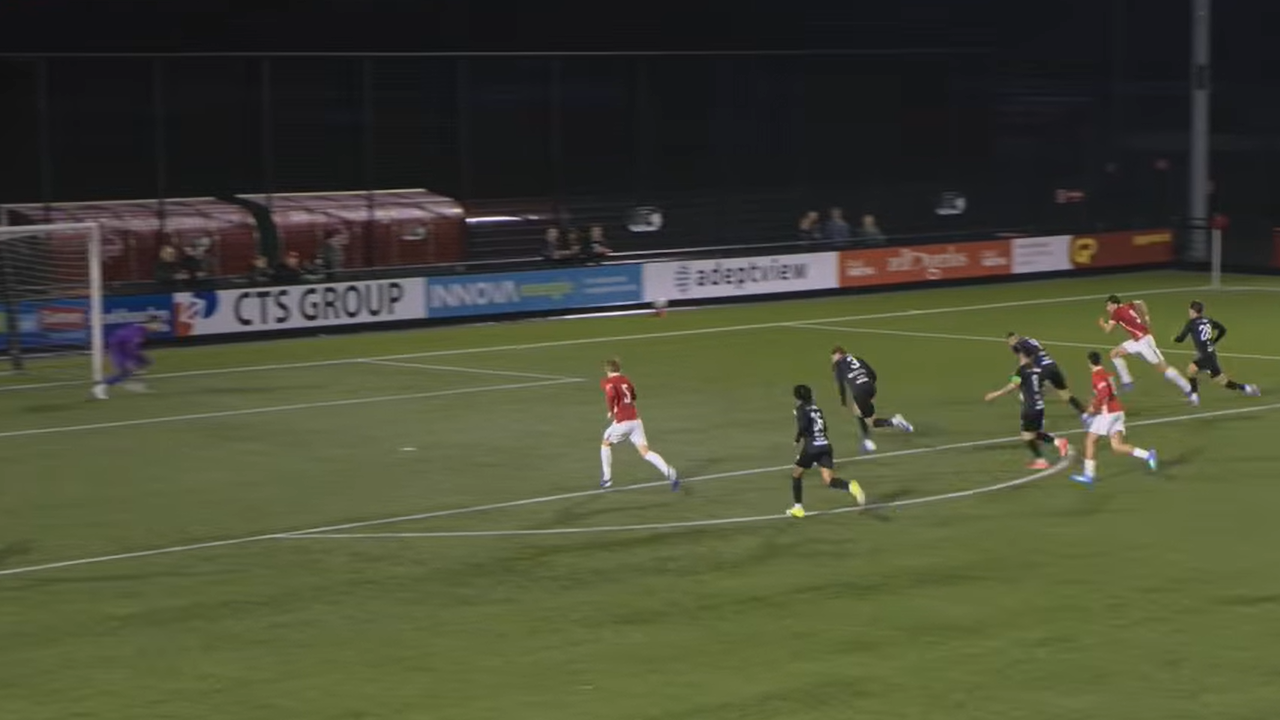 Kovács Bendegúz gólja a Hlmond ellen.