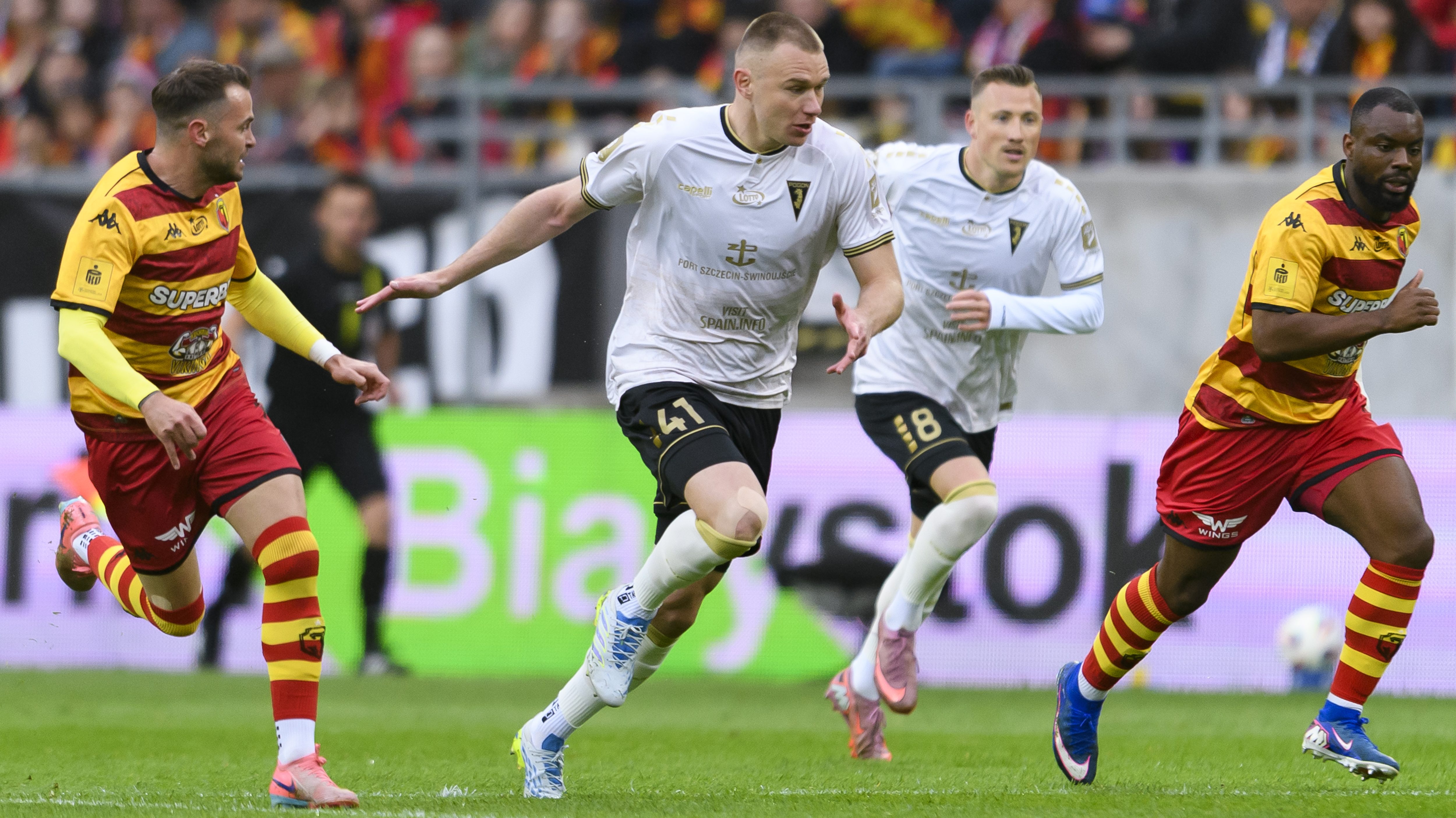 Szalai Attila a Jagiellonia Bialystok ellen.