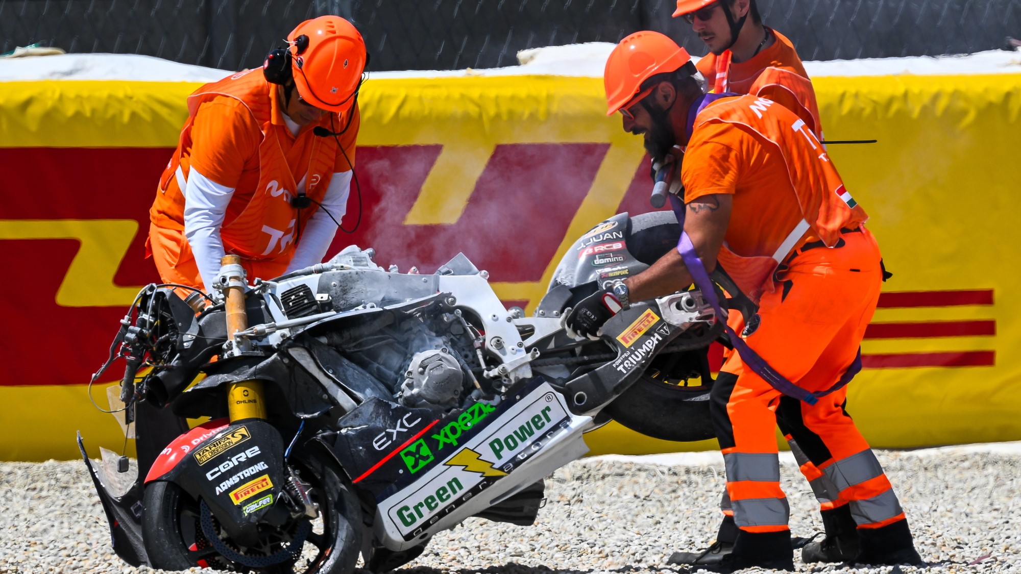 gyorsaságimotoros vb balaton park magyar nagydíj ijesztő bukás