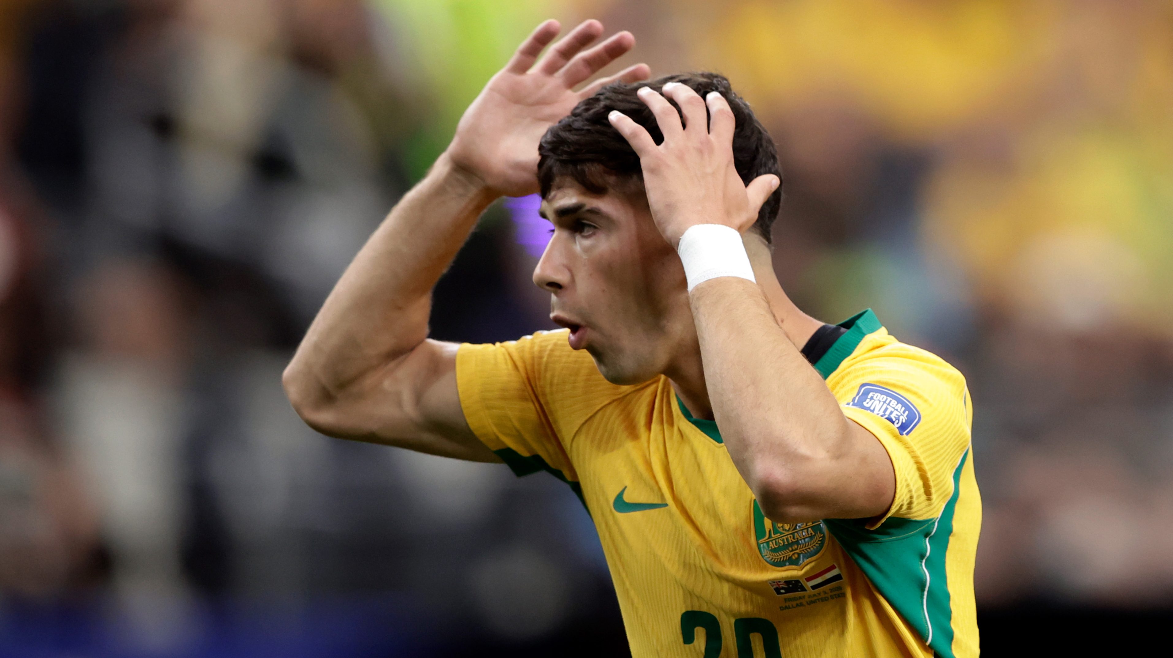 Cristian Volpato az Egyiptom elleni vb-mérkőzésen.