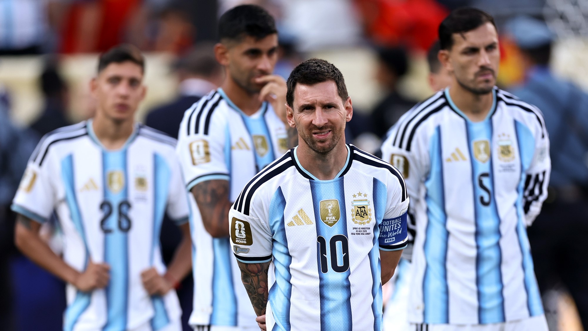 Lionel Messi a spanyolok elleni döntő után.