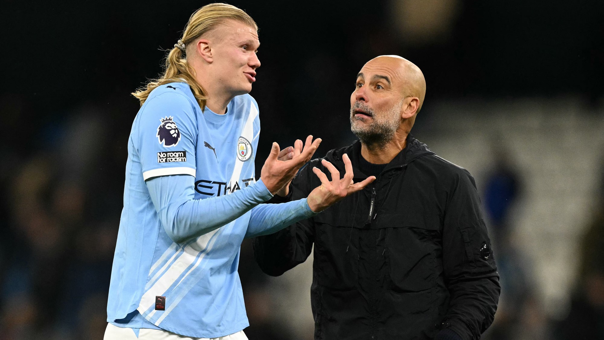 Manchester City karácsonyi mérlegelés Erling Haaland Pep Guardiola