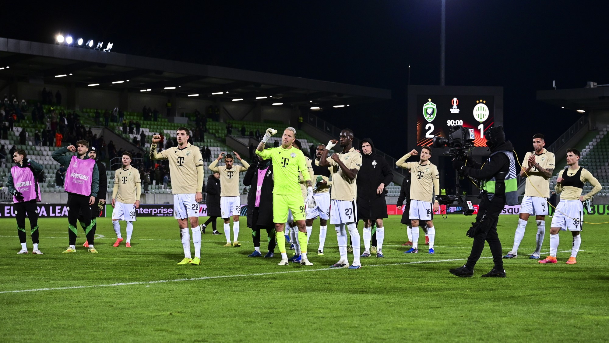 Ludogorec FTC lemaradó Fradi szurkolók